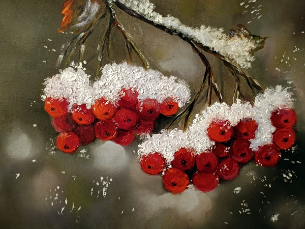 Ярошенко М.Л. новый год 2026 холст, масло